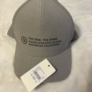 Vuori Black and Gray Cap